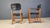Vintage Spanish Leather and Wood Dining Chairs, 1970s, Set of 6 For Sale - Image 4 of 16