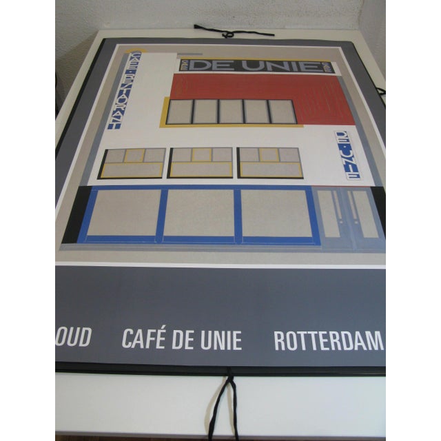 Café De Unie Poster by J.J.P. Oud, Rotterdam, 1925 For Sale - Image 3 of 10