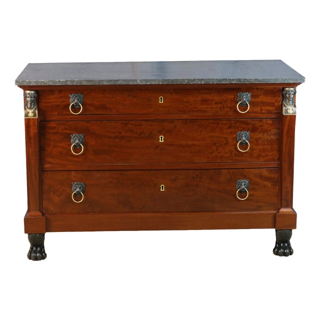 Antique Empire Chest of Drawers, 1800s For Sale