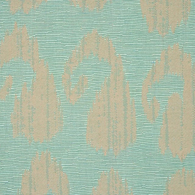 Schumacher Schumacher Nallamala Fabric in Ocean For Sale - Image 4 of 5