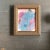 Vintage Original Abstract Painting Vintage Frame For Sale - Image 4 of 4