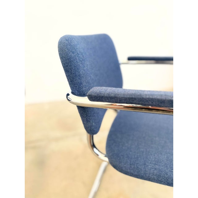 B64 Cesca Armchairs by Marcel Breuer for Knoll, 1980s, Set of 2 For Sale - Image 12 of 18