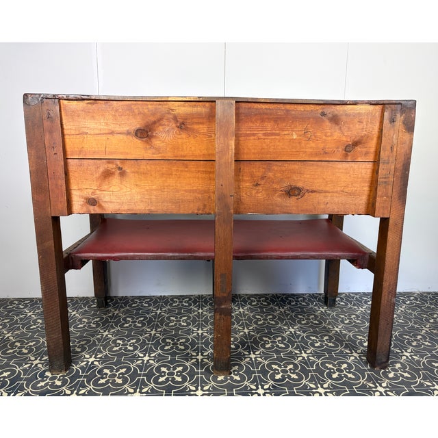 20th Century West Yorkshire Police Station Bench, 1950s For Sale - Image 17 of 18