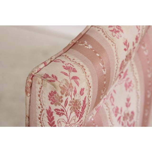 Pair of High Back Upholstered Chairs For Sale - Image 14 of 17