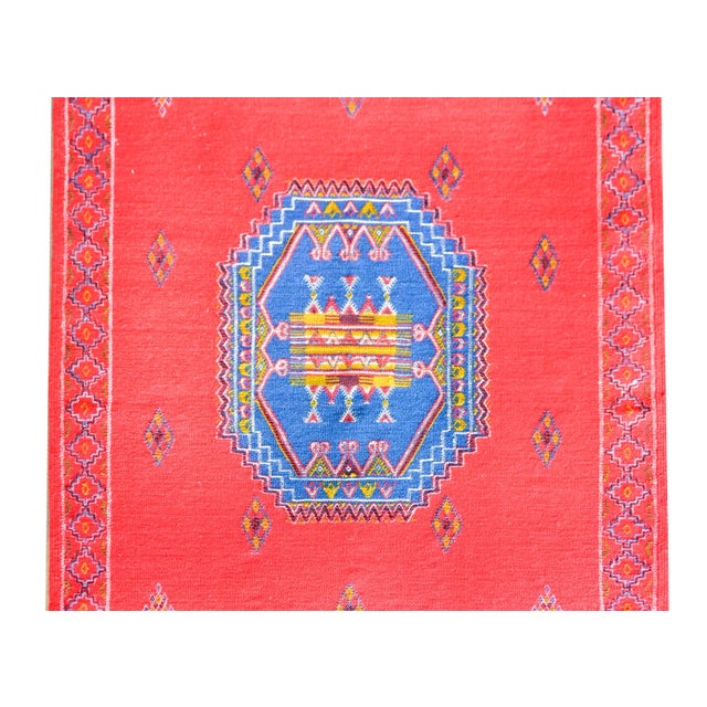 Vintage Moroccan Flatweave Rug For Sale In Chicago - Image 6 of 11