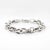 Metal Konstantino Plato Sterling Silver & Black Spinel Cable Link Bracelet For Sale - Image 7 of 12