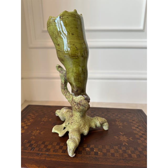 Ceramic Vintage 1999 Brutalist Ceramic Handmade Sculpture For Sale - Image 7 of 18