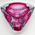 1960s Vintage Pink Triangular Ashtray in Murano Glass, 1960s For Sale - Image 5 of 9