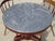 Gray Restoration Period Pedestal Table with Rotating Marble Top For Sale - Image 8 of 18