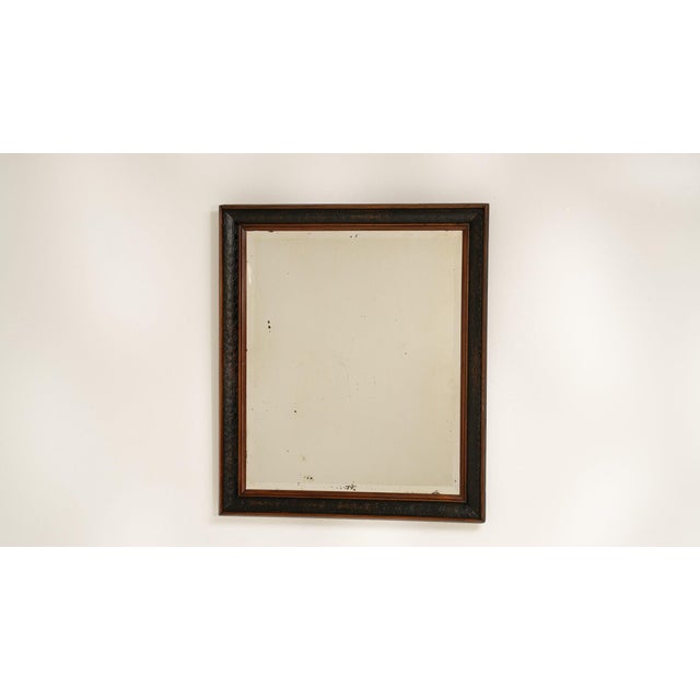 19th Century France Bronze Wood Mirror For Sale In Greensboro - Image 6 of 8