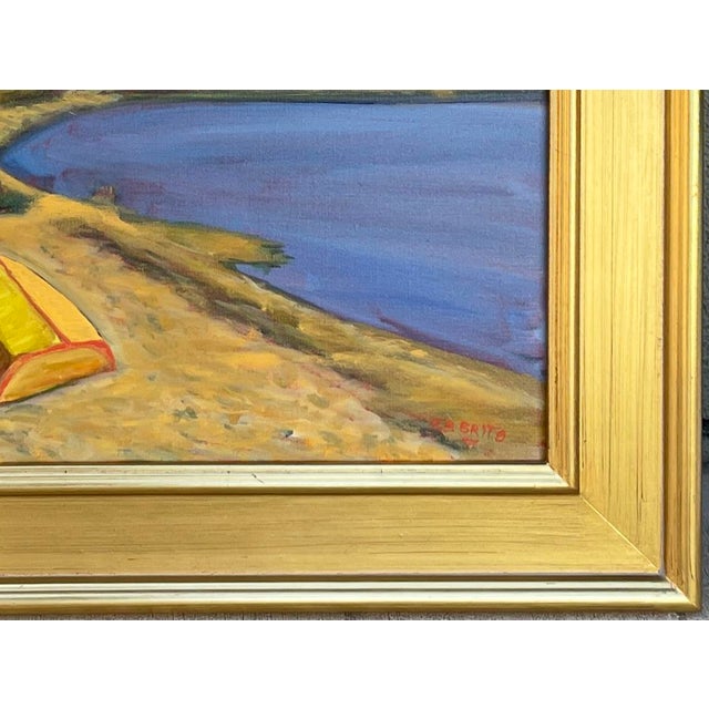 2000 - 2009 “After a Fun Day” Oil on Linen by Joao De Brito For Sale - Image 5 of 8