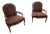 1990s Set of Two Louis XV Style Bergere Chairs by Century Furniture For Sale