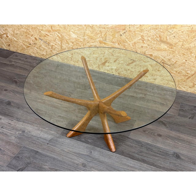 Teak Coffee Table T118 Glass by Illum Wikkelso for Niels Eilersen, 1970s For Sale - Image 10 of 18