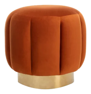 Tufted Ottoman in Sienna