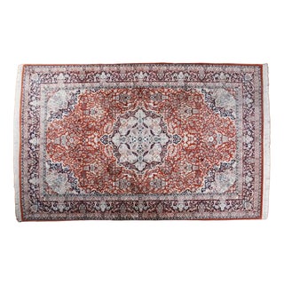 Kashmir Silk Rug, India For Sale