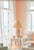 Vintage Balloon Murano Style Pastel Pink Blue Glass Striped Regency Table Lamp For Sale - Image 9 of 9