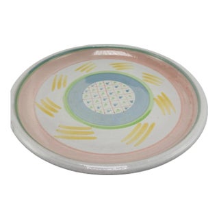 Mackenzie Childs Style Studio Pottery Platter For Sale