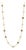 14k Yellow Gold Diamonds by the Yard Brown 16.15carets Diamond Necklace For Sale