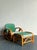Mid 20th Century Vintage 1950s Beverly Hills Rattan Lounge Chairs and Ottoman For Sale - Image 5 of 12