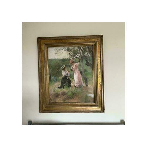 Ferdinand Heilbuth, La Lettre, Pastel Drawing, Framed For Sale - Image 8 of 11