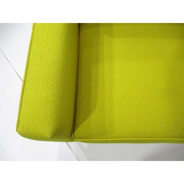 Yellow Janet Rosenblum Mid Century Lounge Cube Chair in the Style of George Nelson For Sale - Image 8 of 10