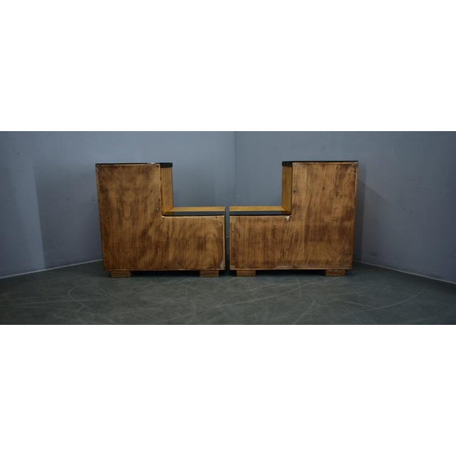 Art Deco Bedside Tables, Czechoslovakia, 1939, Set of 2 For Sale - Image 10 of 18
