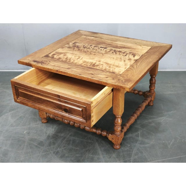 Large European Oak Nightstands, 1980s, Set of 2 For Sale - Image 16 of 18