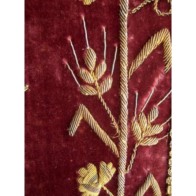 Textile Mid 19th Century French Embroidered Chalice Hard Cover Veil For Sale - Image 7 of 9