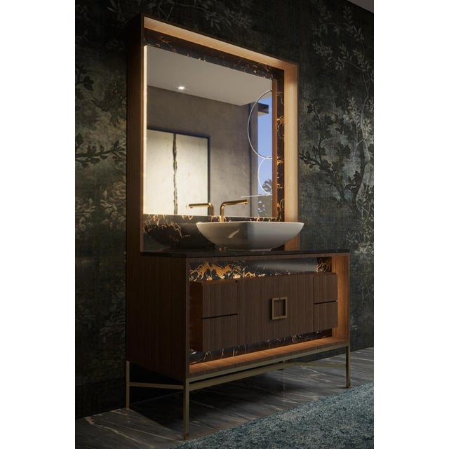 Frame Living H Cabinet by Estro Collezioni For Sale - Image 12 of 14