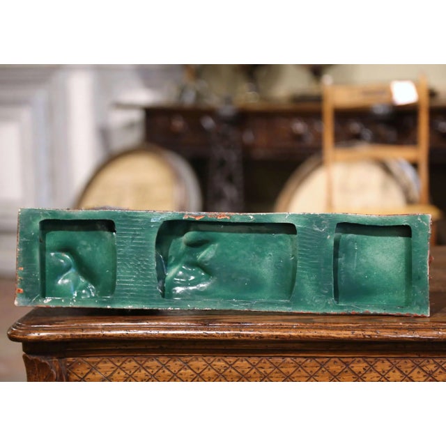 Early 20th Century French Painted Faience Pheasant Sculpture Signed Louis Dage For Sale - Image 12 of 12