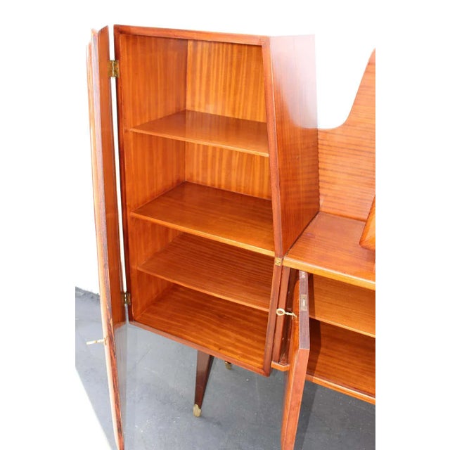 1940s Paolo Buffa Attributed Rosewood Parquetry Buffet For Sale - Image 5 of 8