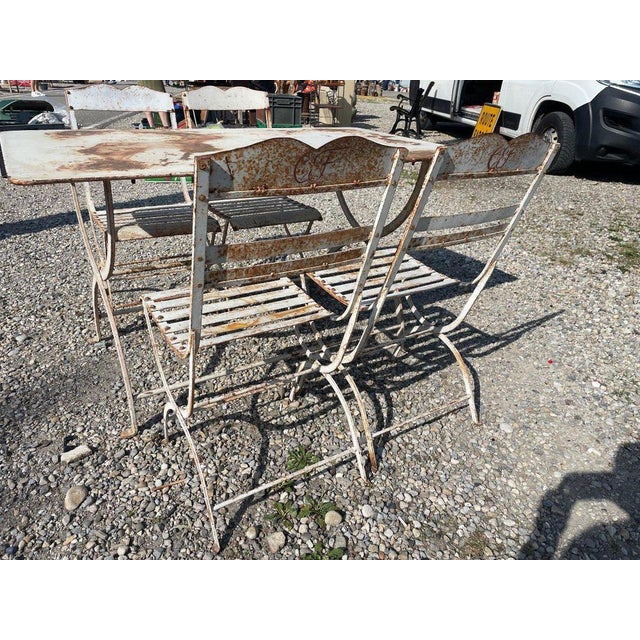 Wrought Iron Garden Furniture, 1900 For Sale - Image 10 of 10