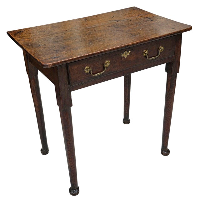 Antique 18th Century Oak Lowboy For Sale - Image 16 of 16