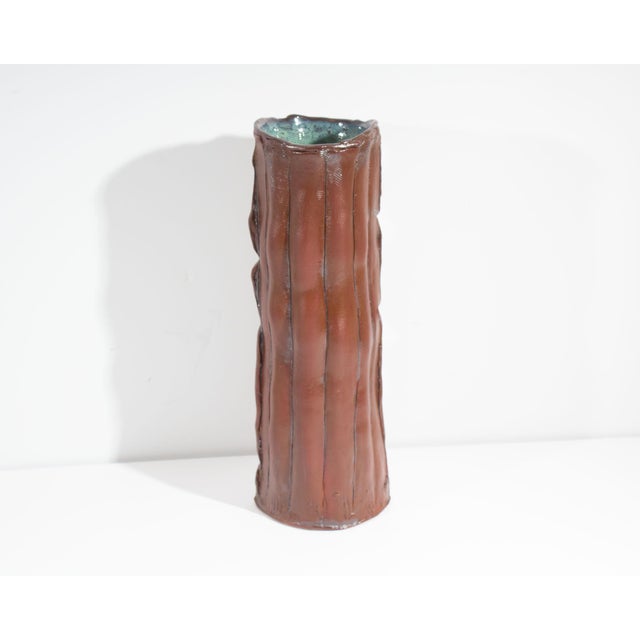 2012 Signed Studio Pottery Vase by Barry Unitas Barnes For Sale - Image 4 of 10