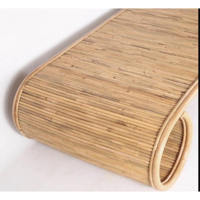 Large Coffee Table in Rattan For Sale - Image 4 of 12