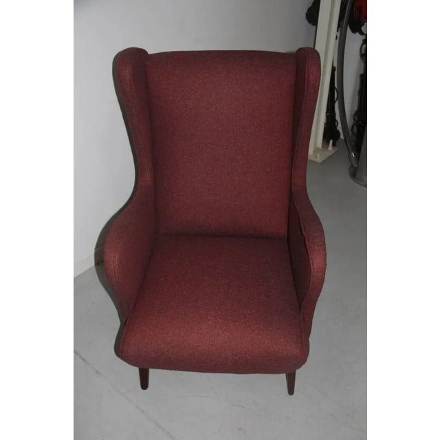1950s Mid-Century Italian Armchair, 1950s For Sale - Image 5 of 7