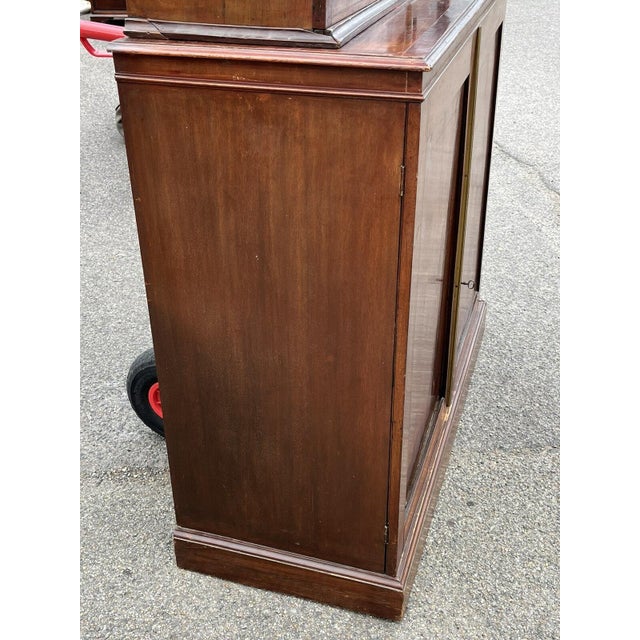Georgian Astragal Glazed Bookcase in Mahogany For Sale - Image 18 of 18