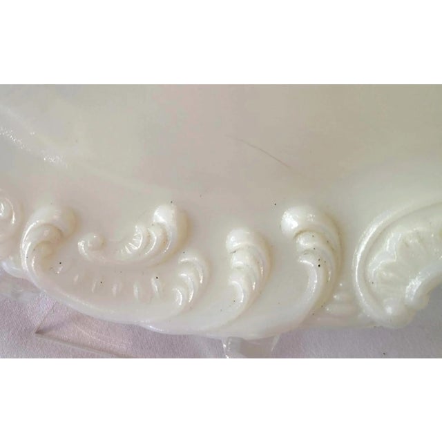 Early 20th Century Victorian Era Milk Glass Collection- Set of 3 For Sale - Image 4 of 7