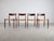 Mid-Century Modern Model 75 Chairs in Rosewood by Niels Otto Møller, Set of 4 For Sale - Image 3 of 13