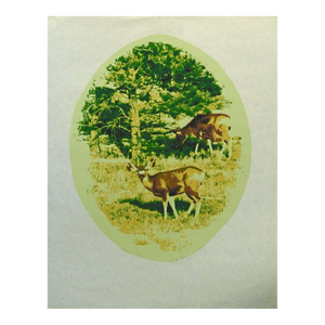Greg McBride "Standing Clear" Signed Numbered Serigraph Art Deer 1978