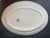 Vintage Cream White Ironstone Oval Platter in Wheat pattern; measuring 16" x 12". Made in England by Royal Crownford....