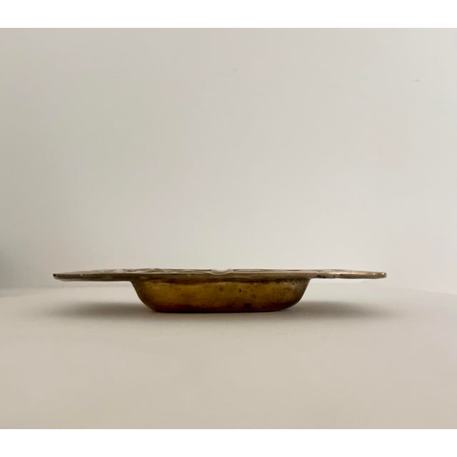 Traditional Vintage Brass Dragon Ashtray / Catchall For Sale - Image 3 of 3