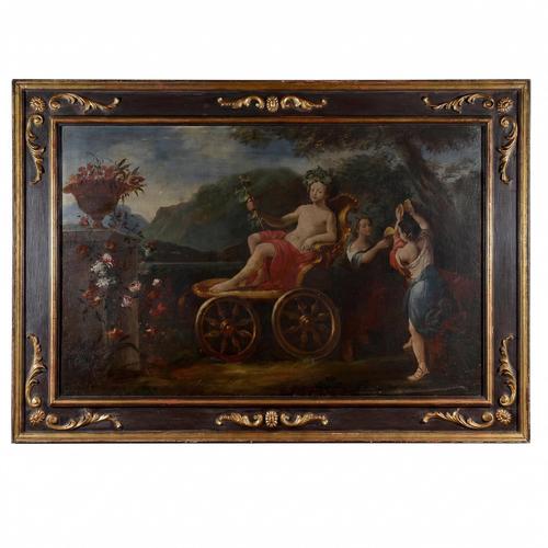 Diobacus on Chariot, Oil, Framed For Sale - Image 9 of 9
