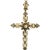 Victorian 14k Rose Gold Pearl & Old Mine Diamond Cross Pendant, C. 1890 For Sale - Image 10 of 13