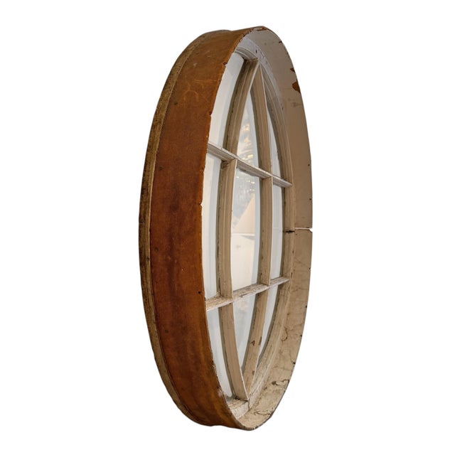 19th Century American Colonial Revival Round Window For Sale - Image 4 of 8