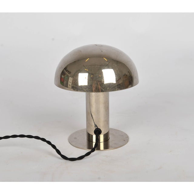 Bauhaus Functionalist Nickel-Plated Desk Lamp, 1930s For Sale - Image 4 of 9