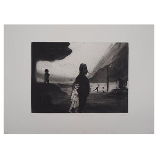 Richard Davies, from the Destiny of a Small Carnival, Original Etching For Sale