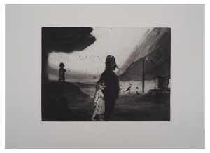 Richard Davies, from the Destiny of a Small Carnival, Original Etching