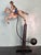 Folk Art Vintage Folk Art Cowboy on Horse Balancing Sculpture For Sale - Image 3 of 11