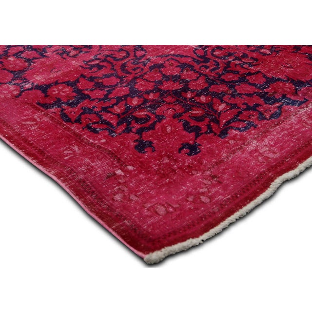 Transitional 1960s Persian Kerman Rug For Sale - Image 3 of 6